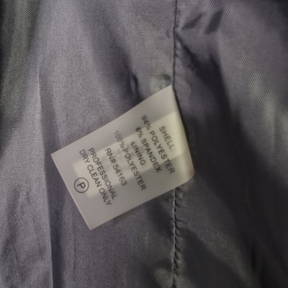 Calvin Klein Gray Faux Suede Jacket - Picture 7 of 10